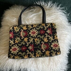 Vintage tapestry bag purse